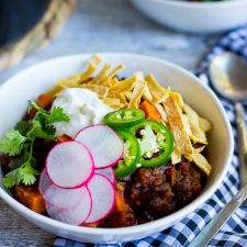 Spaghetti Squash, Sweet Potato & Black Bean Chili + A Giveaway-image