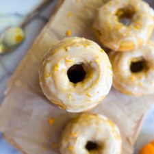 Gluten Free Pumpkin Donuts with Orange Glaze-image