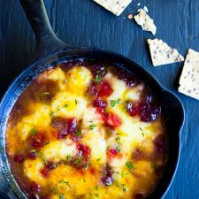 White Cheddar and Cranberry Skillet Dip-image