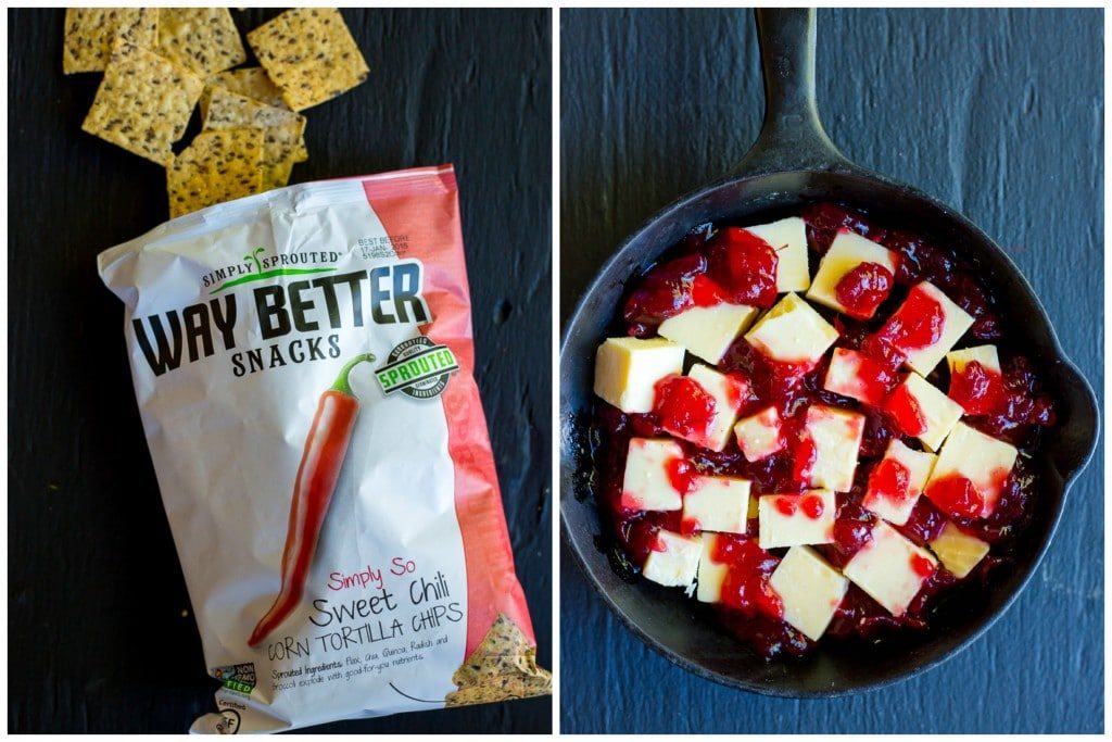 Sharp Cheddar and Cranberry Skillet Dip Steps