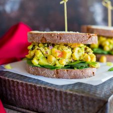 Curried Chickpea Salad Sandwiches-image