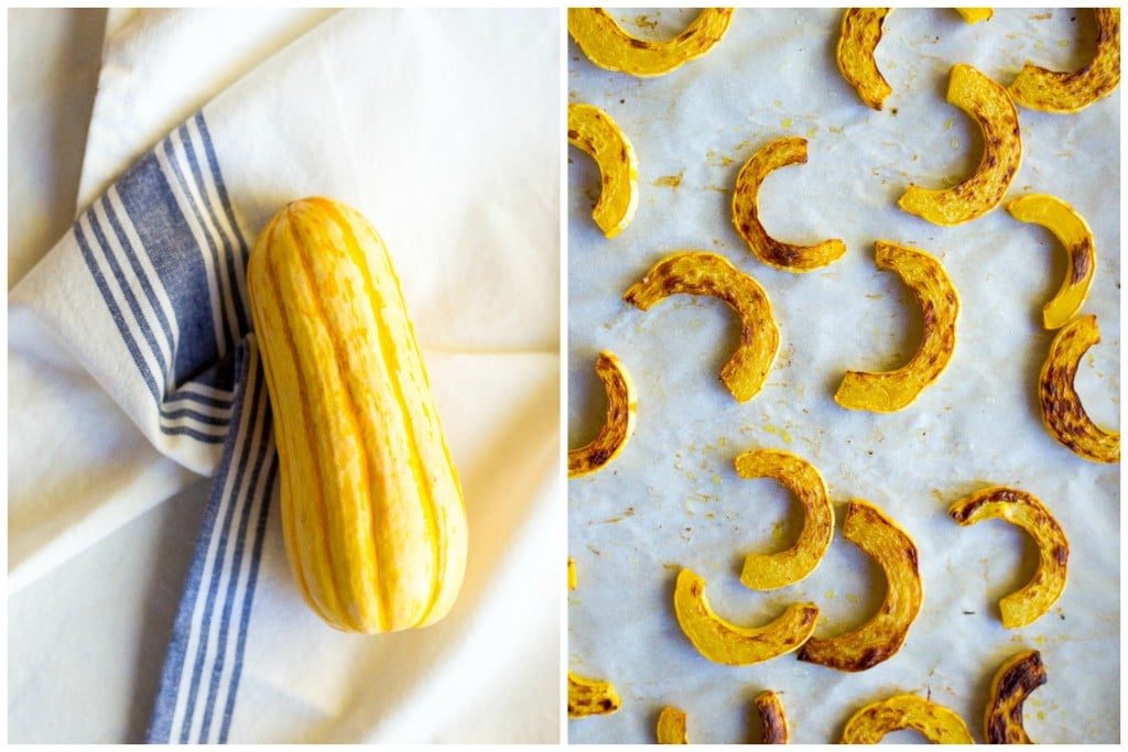 Delicata Squash, Kale and Parmesan Flatbread - Squash