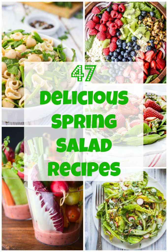47 Delicious Spring Salad Recipes that you can enjoy all season long!