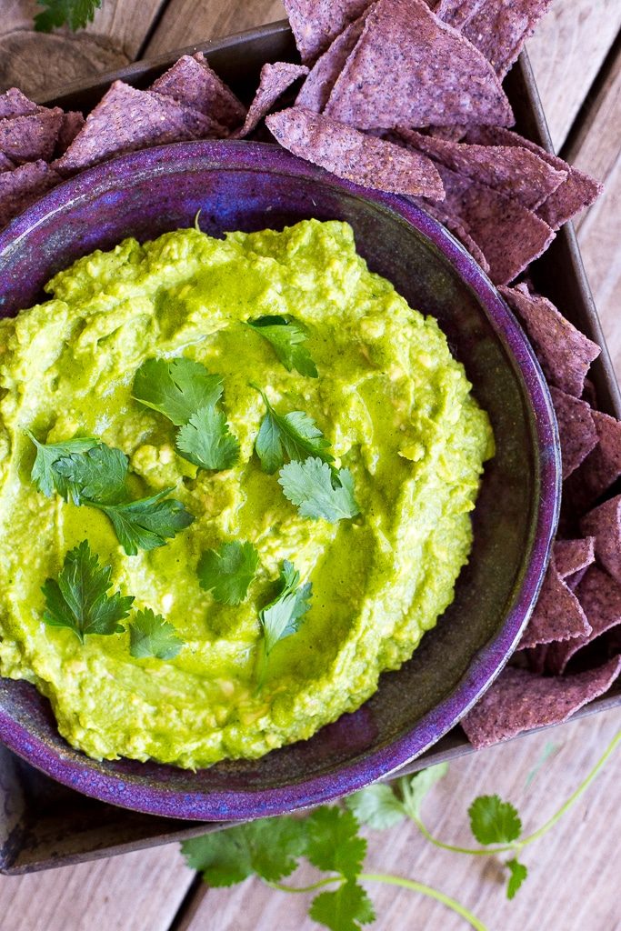 This Chimichurri Guacamole is packed with so much delicious flavor!  It's perfect for an appetizer, dip or just to top your favorite food with!