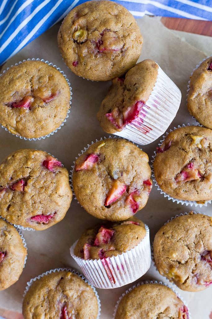 Strawberry Banana Breakfast Muffins {gluten free, refined sugar free}-2758