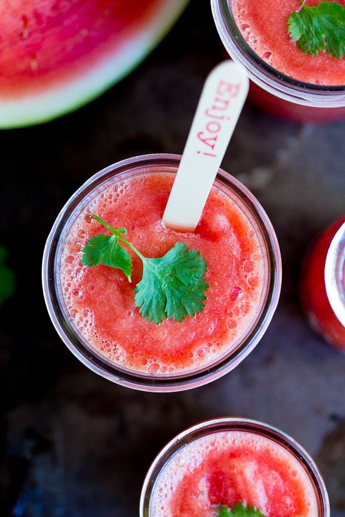 These 1-Ingredient Watermelon Slushies are so refreshing and so easy to make!  You will be enjoying them all summer long!