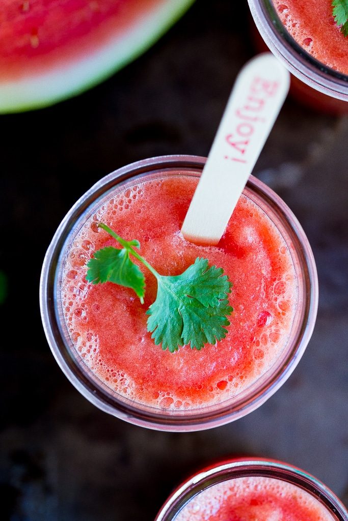 These 1-Ingredient Watermelon Slushies are so refreshing and so easy to make!  You will be enjoying them all summer long!