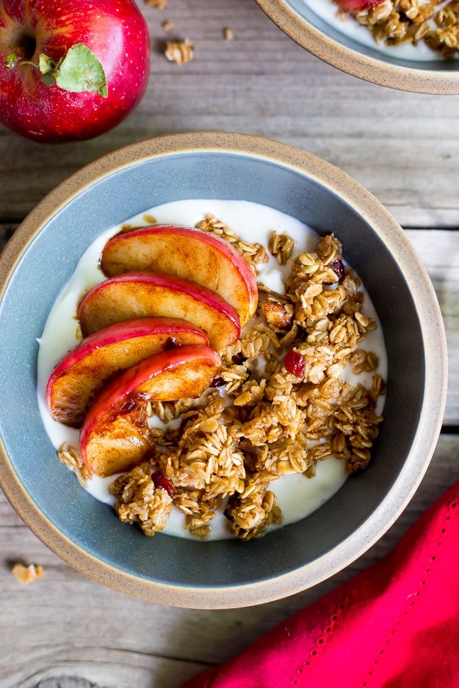 Easy Apple Crisp - Bowl of Delicious