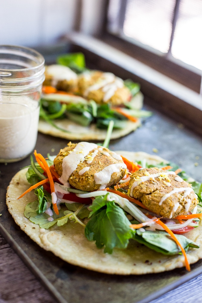 Roasted Broccoli and Lemon Falafel Pitas-5707