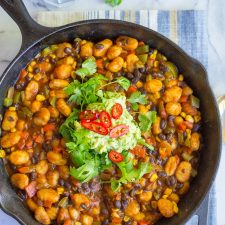 30-Minute Gnocchi Enchilada Skillet-image