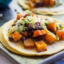 Roasted Butternut Squash and Black Bean Tacos-image