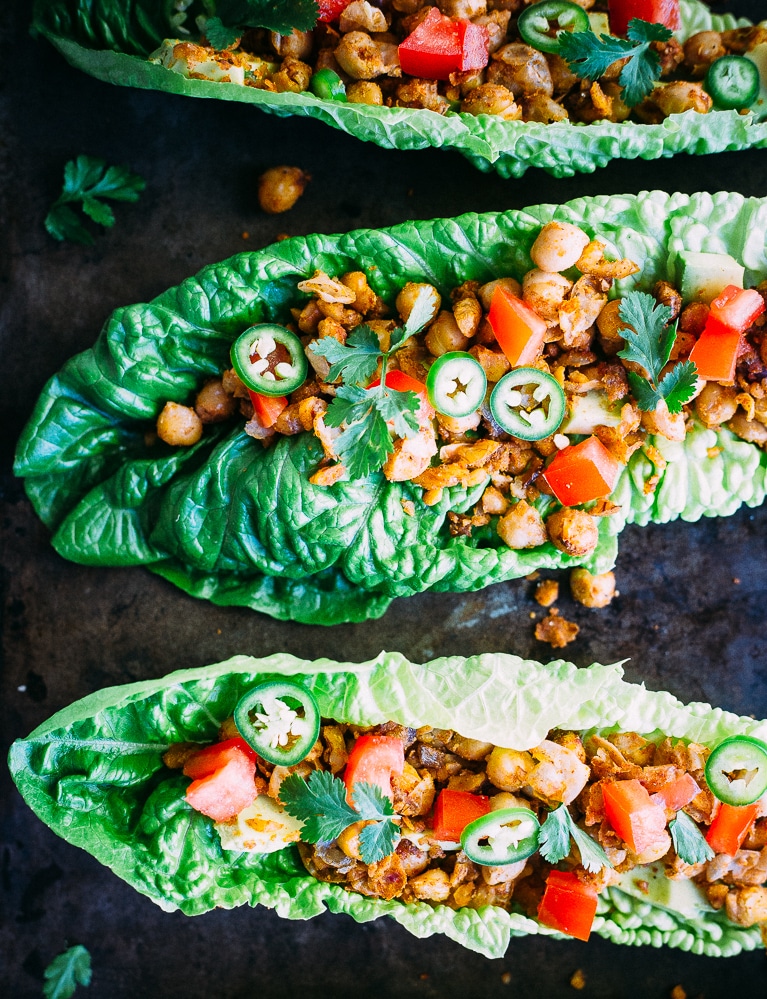 Healthy Taco Chickpea Lettuce Wraps1-8645