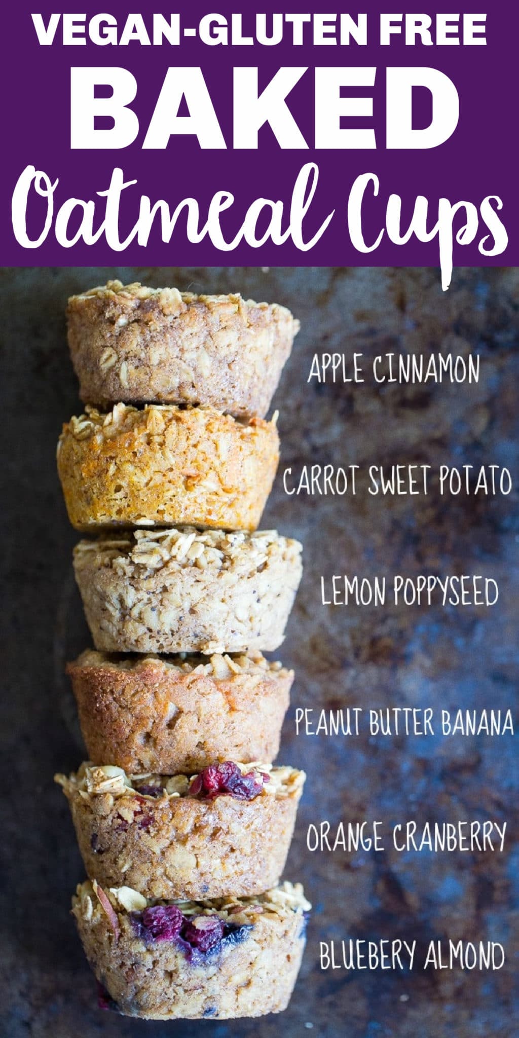 Healthy Baked Oatmeal Breakfast Cups 6 Ways She Likes Food