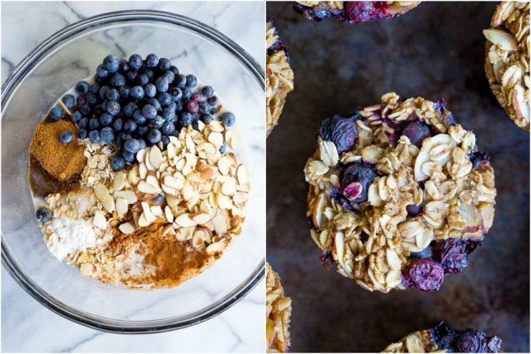 Healthy Baked Oatmeal Breakfast Cups 6 Ways She Likes Food