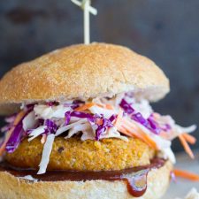 BBQ Cauliflower & Chickpea Veggie Burgers-image