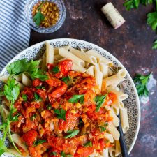 20 Minute Cherry Tomato Penne Pasta-image