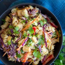 Asian Peanut Pasta Salad with Tofu-image