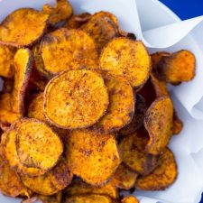 Baked BBQ Sweet Potato Chips-image