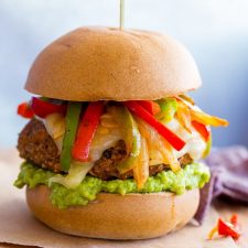 Black Bean Fajita Veggie Burgers-image