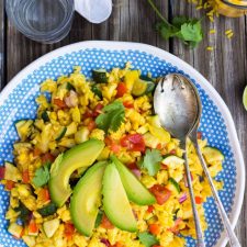 Calabacitas Orzo Salad with Cilantro Lime Dressing {gf+v}-image