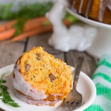 Gluten Free Carrot Pound Cake with Coconut Milk Icing-image
