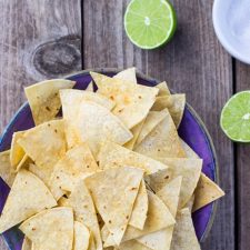 Hint of Lime Baked Tortilla Chips-image