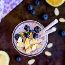 Lemon, Wild Blueberry & Almond Protein Smoothie-image