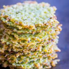 2 Ingredient Pesto Parmesan Chips-image