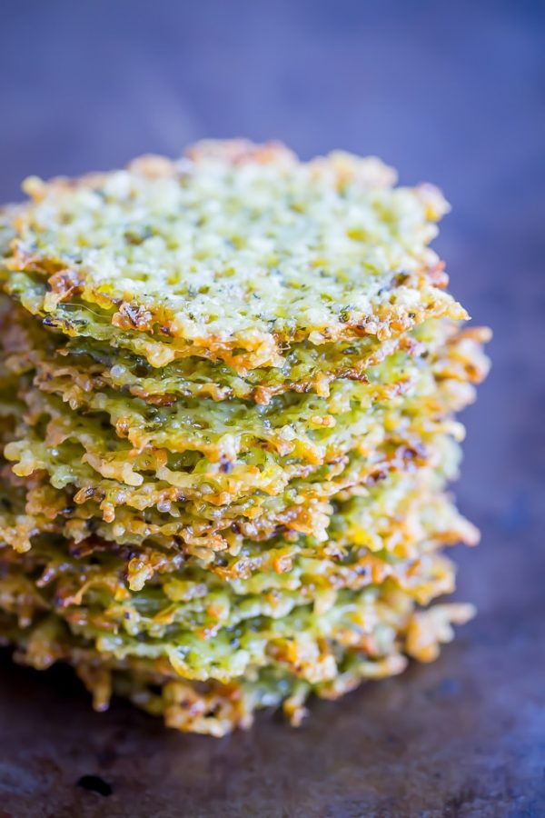 2 Ingredient Pesto Parmesan Chips She Likes Food