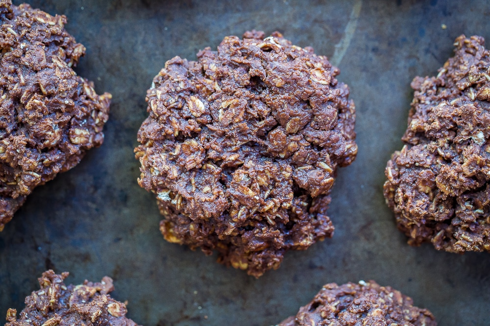 Chocolate Peanut Butter Breakfast Cookies