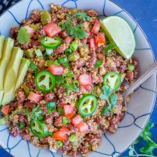 30 Minute Red Beans and Cauliflower Rice-image