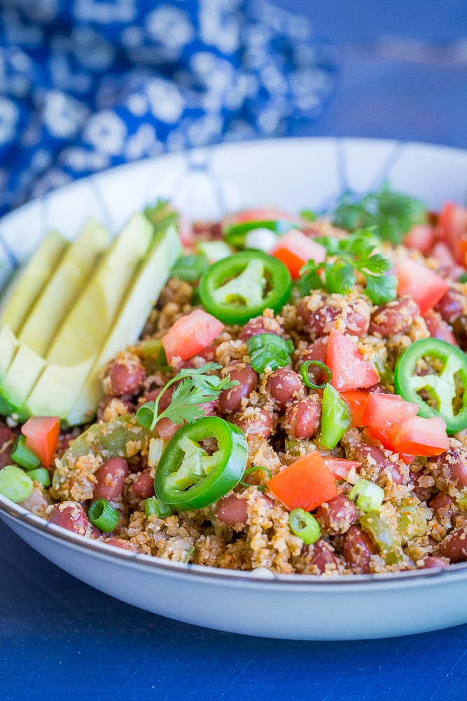 30 Minute Red Beans and Cauliflower Rice-7430