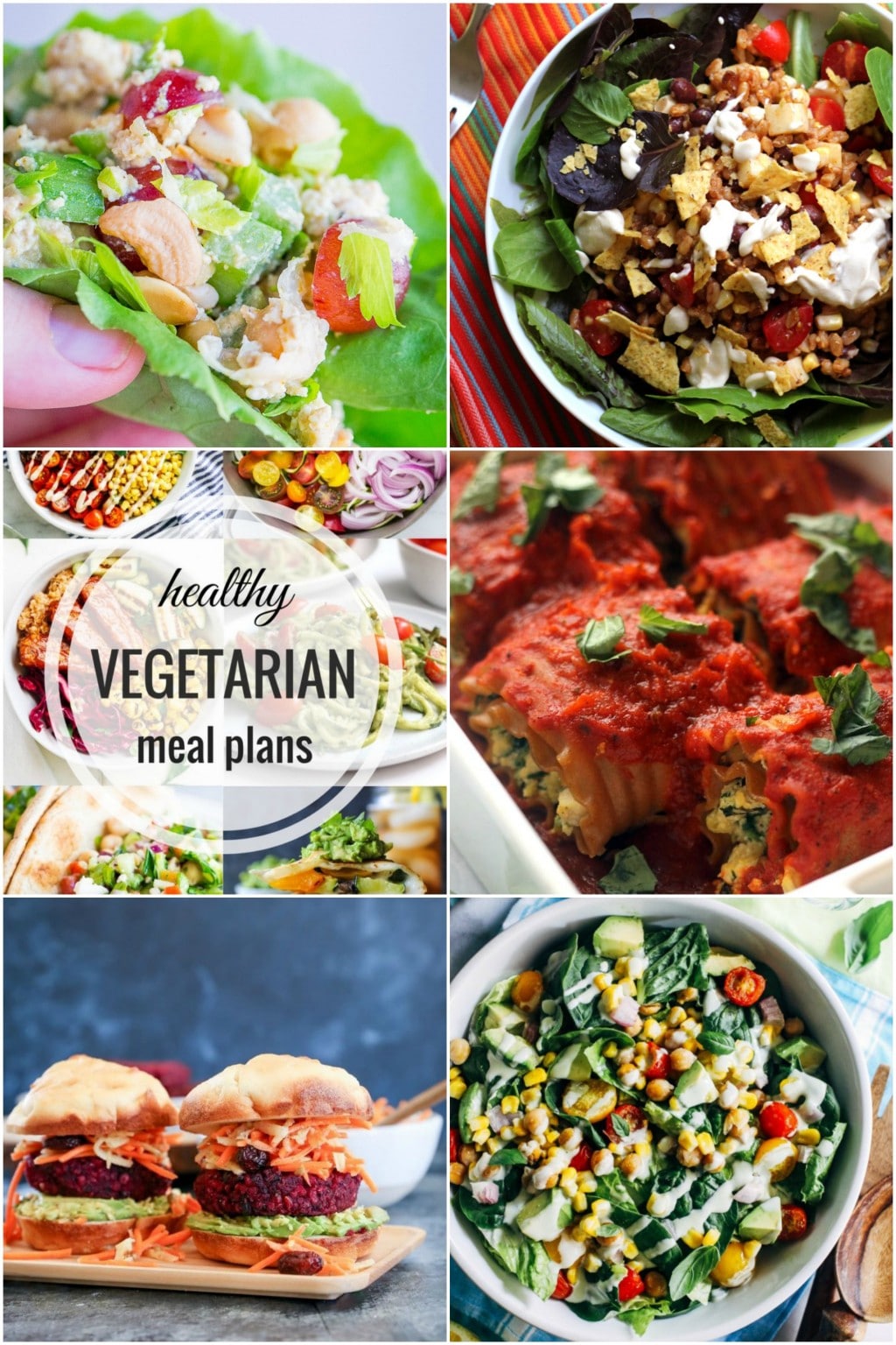 Healthy Vegetarian Meal Plan - Week 52 - She Likes Food