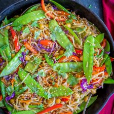 30 Minute Sesame Ginger Noodles with Vegetables-image