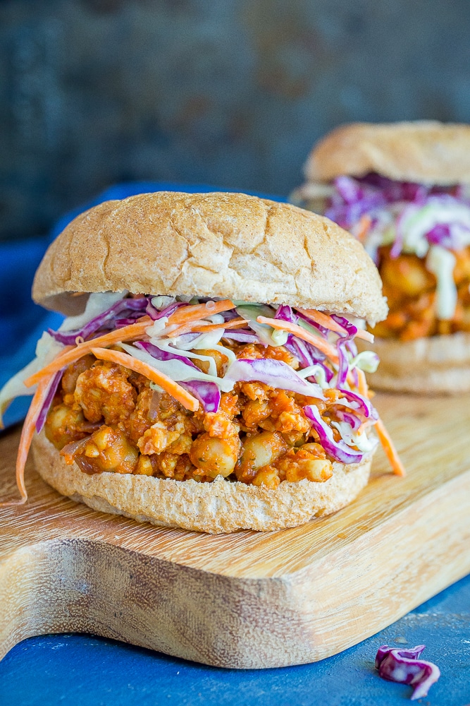 30 Minute Tempeh & Chickpea Sloppy Joes-8247