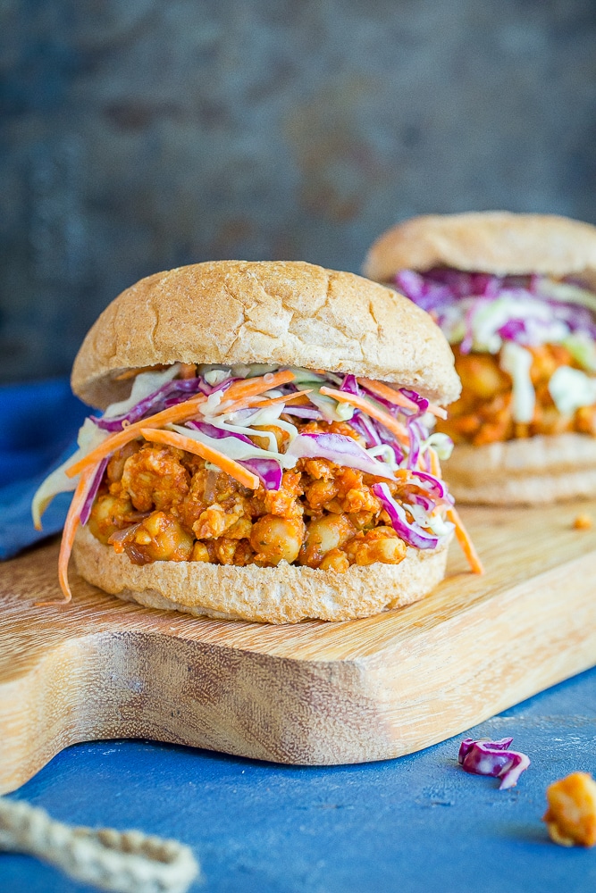 30 Minute Tempeh & Chickpea Sloppy Joes-8273