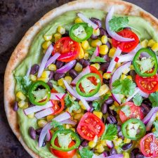 Guacamole Pita Pizzas + Recipe Video-image