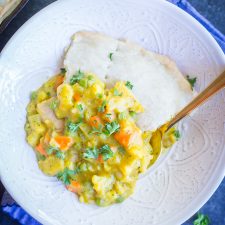 Curried Vegetable Pot Pie {Vegan}-image