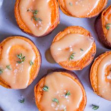 Roasted Sweet Potatoes with Maple Tahini Butter-image