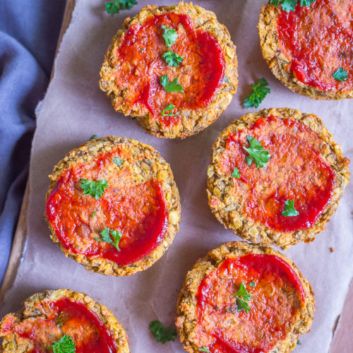 Vegan Lentil Meatloaf Cups She Likes Food