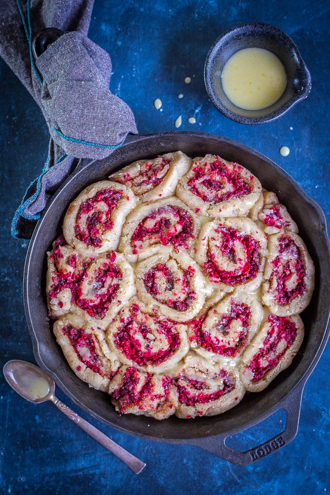 These Gluten Free Orange Cranberry Cinnamon Rolls are also vegan! They're delicious and so flavorful! Perfect for breakfast!