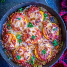 Polenta Parmesan with Spinach and White Beans-image