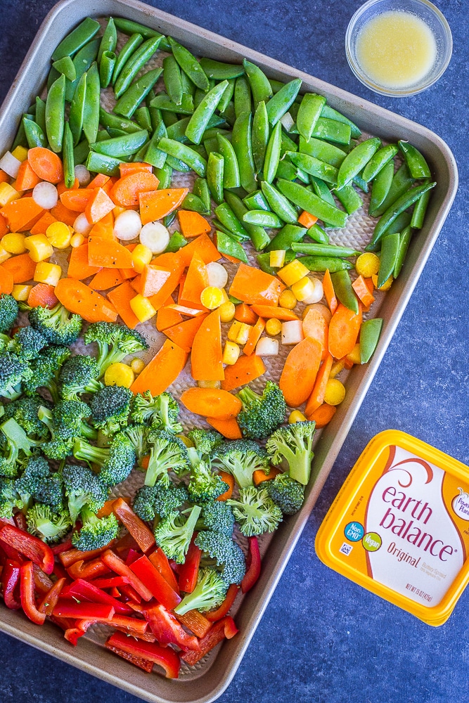 These Spring Vegetable and Meatball Bowls with Pesto are fresh, flavorful and filling! They're perfect for a quick, easy and healthy dinner or a meal prep lunch! They have all the delicious flavors of spring combined with the coziness of winter! A delicious #MeatlessMonday meal that the whole family will love!