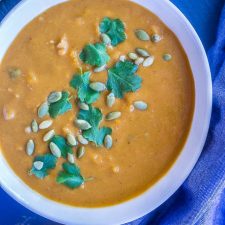 Southwestern Butternut Squash and White Bean Soup-image