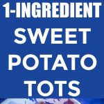 1-Ingredient Sweet Potato Tots Pinterest long pin