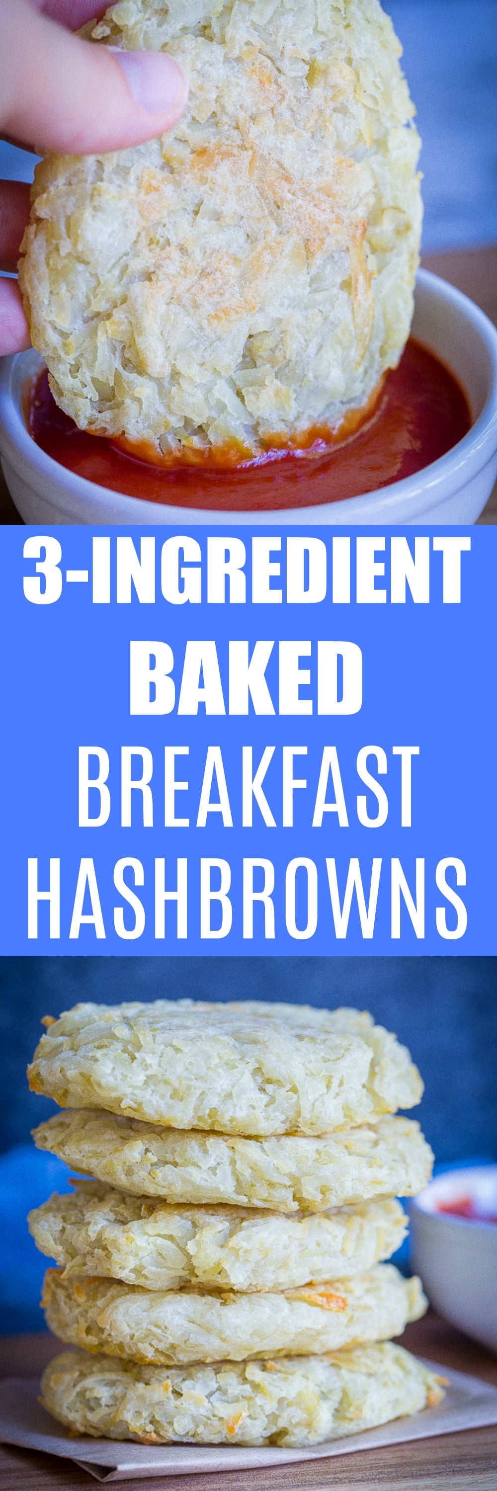 3-Ingredient Baked Breakfast Hash Browns - She Likes Food