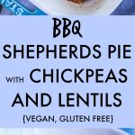 BBQ Shepherds Pie with Chickpeas and Lentils Pinterest long pin