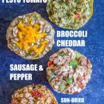 Make Ahead Savory Baked Oatmeal Cups 6 Ways Pinterest long pin