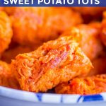 1-Ingredient Sweet Potato Tots Pinterest short pin