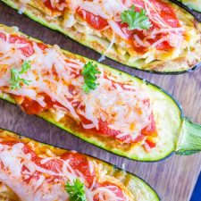 Lasagna Zucchini Boats with Orzo-image